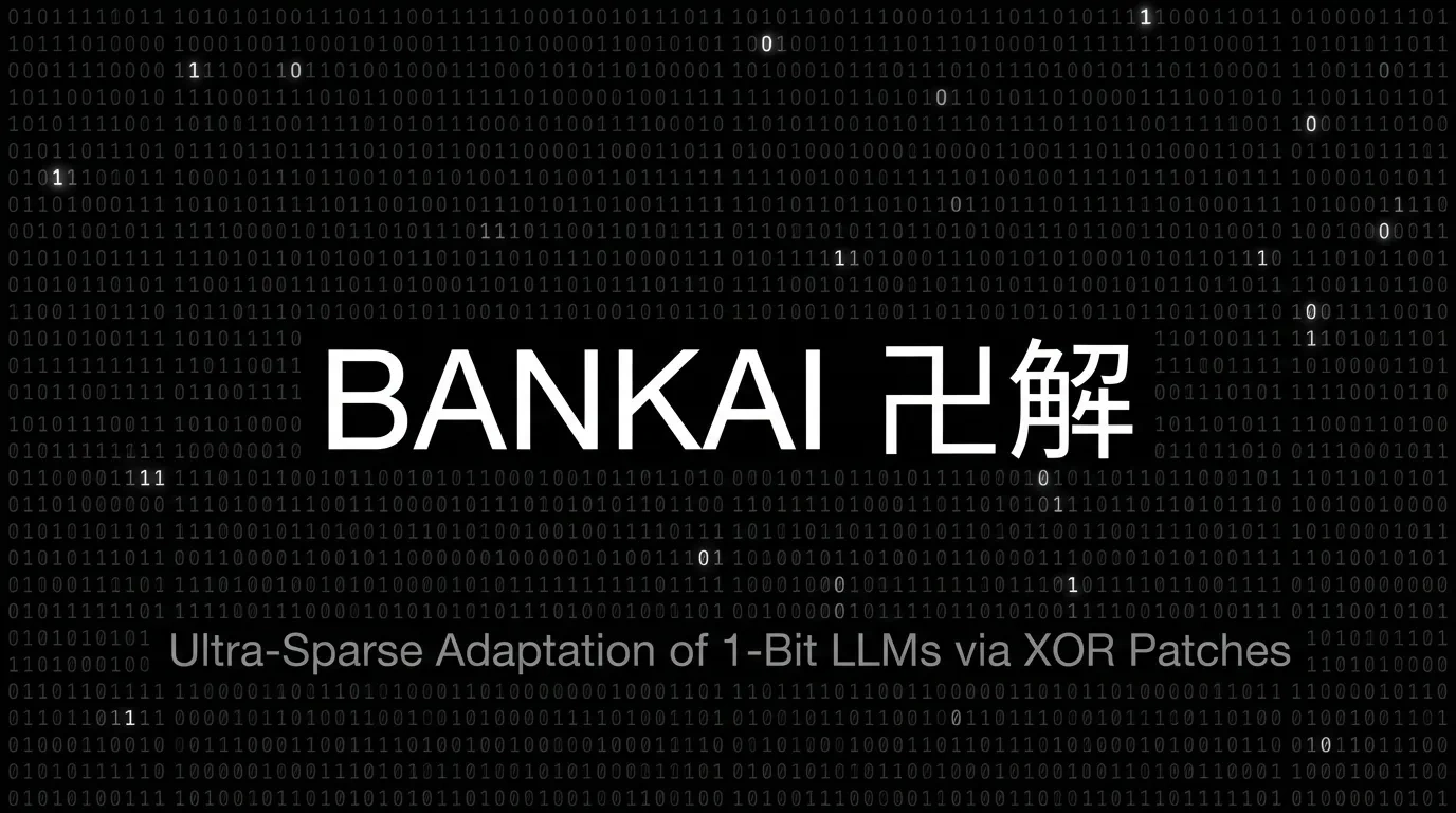 Bankai: Kilobyte-Scale Patches for 1-Bit LLMs via XOR Adaptation