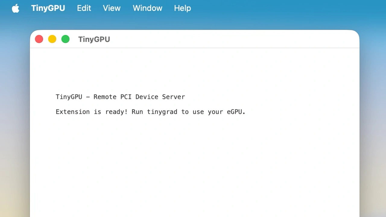 TinyGPU Brings NVIDIA and AMD eGPUs to Apple Silicon Macs