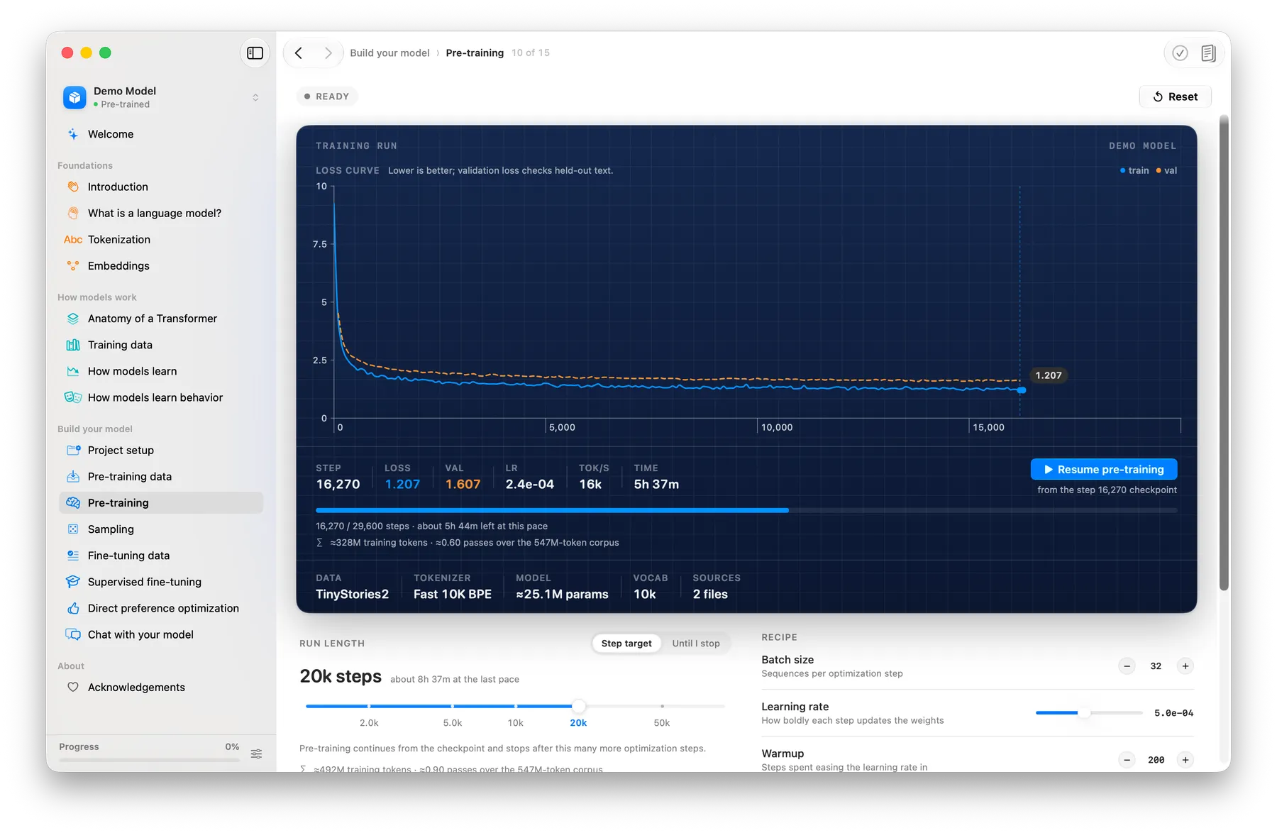 Language Model Builder: Train a Small LLM From Scratch on Your Mac